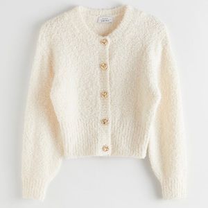 ISO & Other Stories Boucle Cardigan